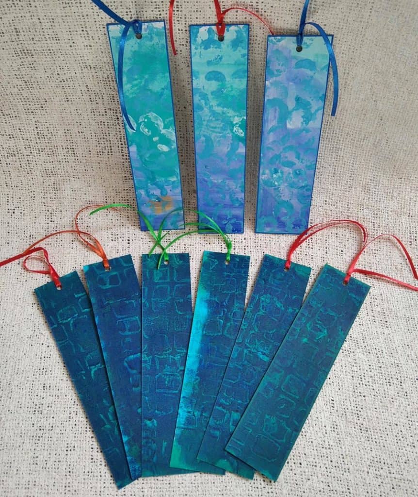 Collaged Bookmarks - Inspired by Greece